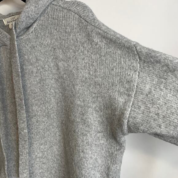 Gray Hooded Sweater Oversized Sz XS H&M - Picture 7 of 9